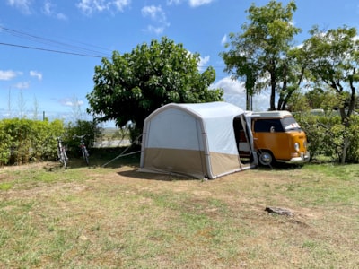 Pitch tent, caravan or motor home + 1 car — 1