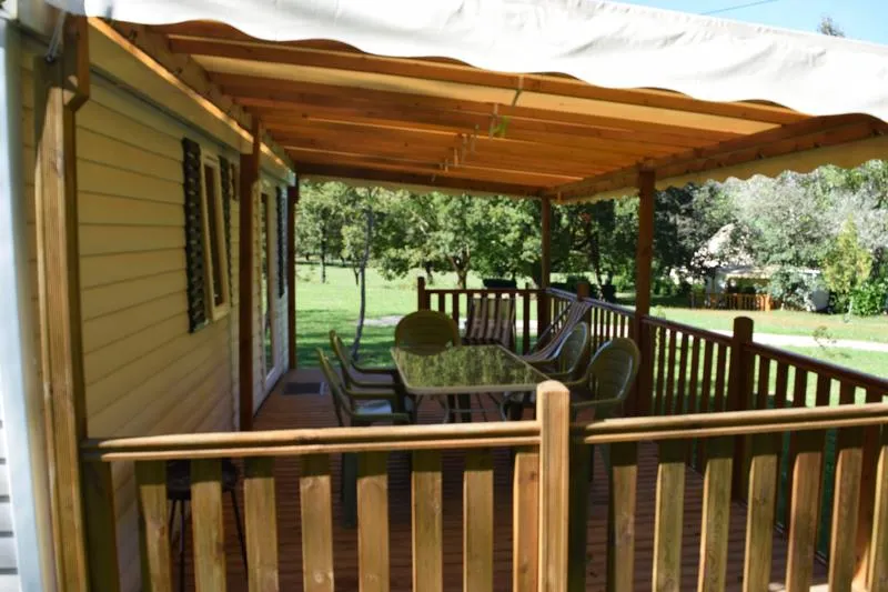 Mobil Home Candour 29 M² 2/5 Personnes +  Terrasse Couverte 21 M²