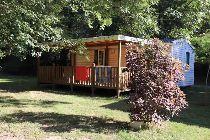 Location - Mobil Home Candour 29 M² 2/5 Personnes +  Terrasse Couverte 21 M² - Camping La Prade