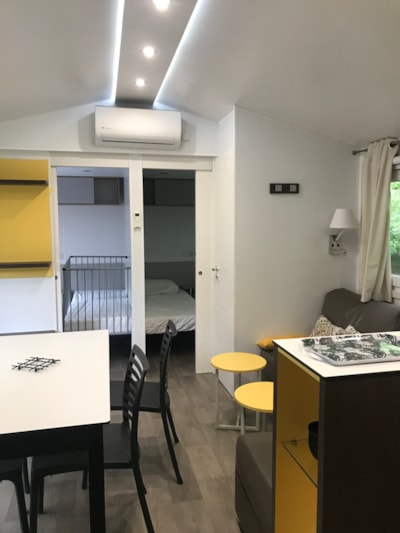 Luxury VIA AUREA mobile home 38m2 2/8 people + 1 baby.