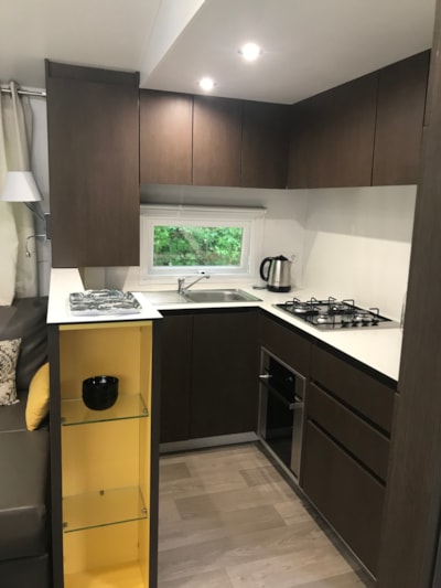 Luxury VIA AUREA mobile home 38m2 2/8 people + 1 baby.