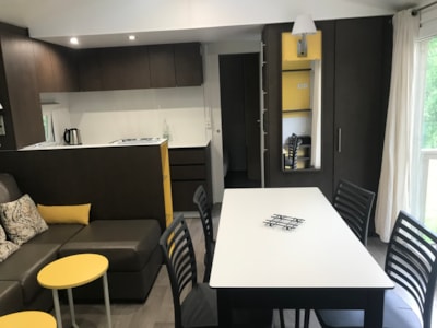 Luxury VIA AUREA mobile home 38m2 2/8 people + 1 baby.