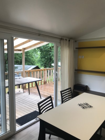 Luxury VIA AUREA mobile home 38m2 2/8 people + 1 baby.