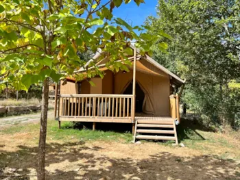 Mietunterkunft - Safarilodge 28M² Mit Sanitäranlagen - Camping la Prade