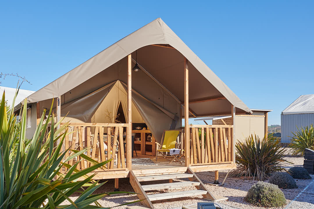Location - Woody Lodge 24 M²  Avec Sanitaires - Camping La Prade
