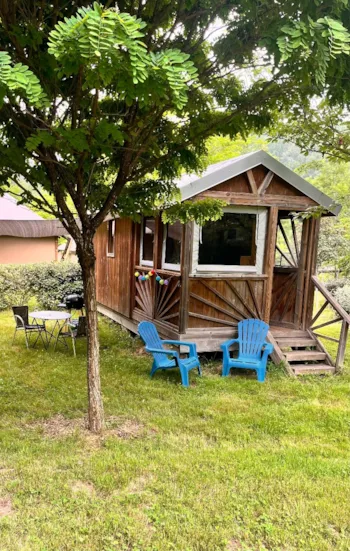 Huuraccommodatie(s) - La Tiny 16 M² Overdekt  Met Toiletten - Camping la Prade