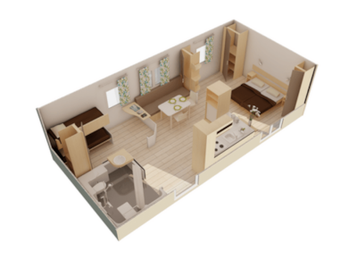 COTTAGE LOUISIANE (PMR) - 2 Bedrooms — 4