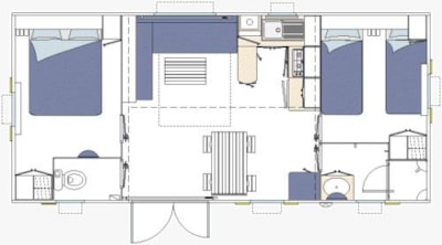 Mobile Home Ophéa 2 bedrooms 30m²