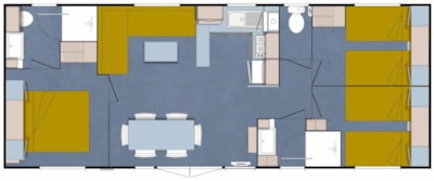 Mobile Home Grand Ophéa 3 bedrooms 40m²