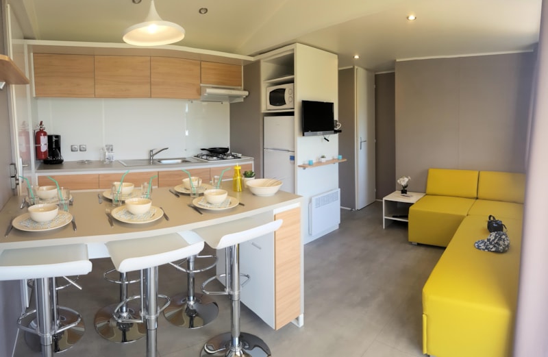 Mobile Home Pep's 3 chambres 33m² - avec TV 6 pers. SAM-SAM