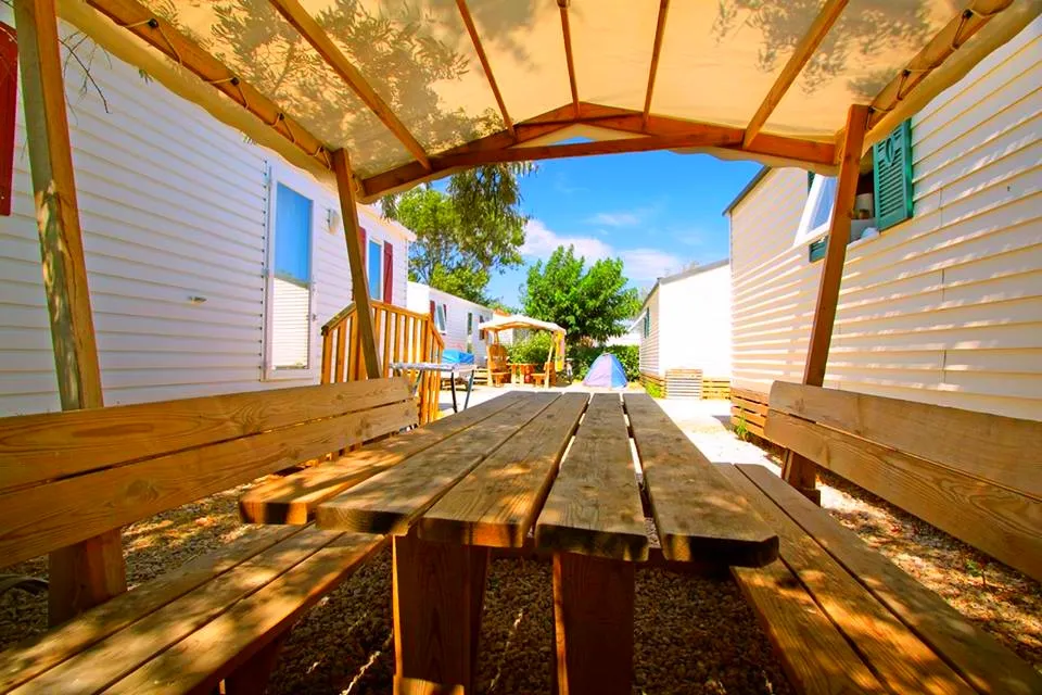 Location - Mobil-Home Eco 2 Chambres S - Camping Paradis  Soleil d'Oc