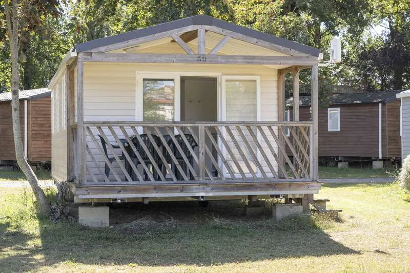 Location - Mobil-Home Confort Loggia Bay 2 Chambres S - Camping Paradis  Soleil d'Oc