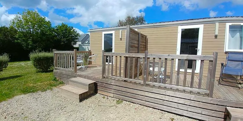 Mietunterkunft - Mobilheim Grand Comfort - 1 Schlafzimmer - Camping Au Vert de l'Authie