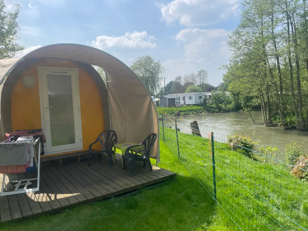 Mietunterkunft - Coco Sweet - 1 Schlafzimmer - (Ohne Sanitäranlagen) - Camping Au Vert de l'Authie