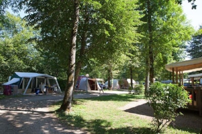 Package: Pitch + car + tent or caravan or camper van