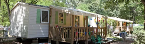 Mietunterkunft - Mobilheim Confort Mit Gedeckte Terrasse (27.50 M²) - image n°4 - Camping Des 3 Lacs