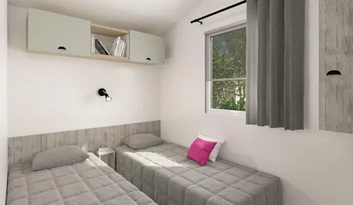 Mietunterkunft - Mobilheim Santa Fe (31 M²) - image n°4 - Camping Des 3 Lacs