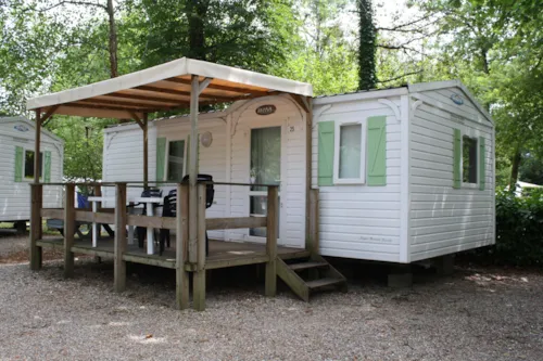 Mietunterkunft - Mobilheim Confort Mit Gedeckte Terrasse (27.50 M²) - image n°1 - Camping Des 3 Lacs