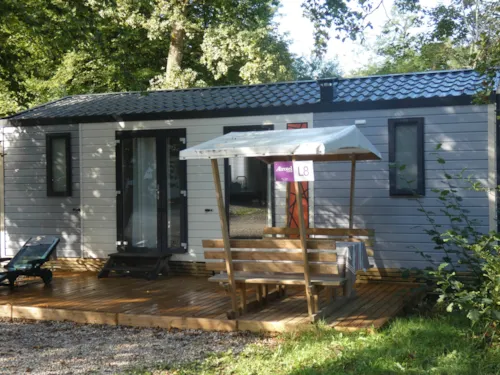 Mietunterkunft - Mobilheim Santa Fe (31 M²) - image n°2 - Camping Des 3 Lacs