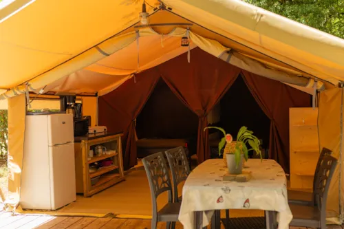 Huuraccommodatie(s) - Tent(19M2) - image n°6 - Camping Des 3 Lacs