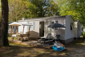 Locatif - Mobil home fidji( 28m2) - Camping Des 3 Lacs