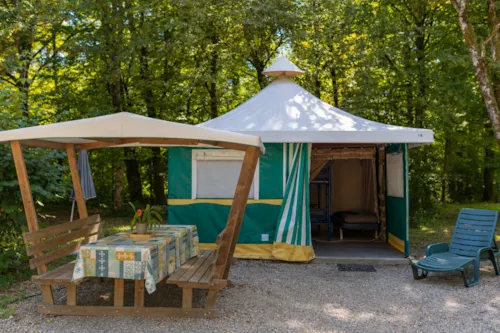 Huuraccommodatie(s) - Bengali (16 M²) - image n°1 - Camping Des 3 Lacs