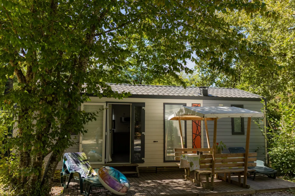 Location - Mobil Home Santa Fe (31 M²) - Camping Des 3 Lacs
