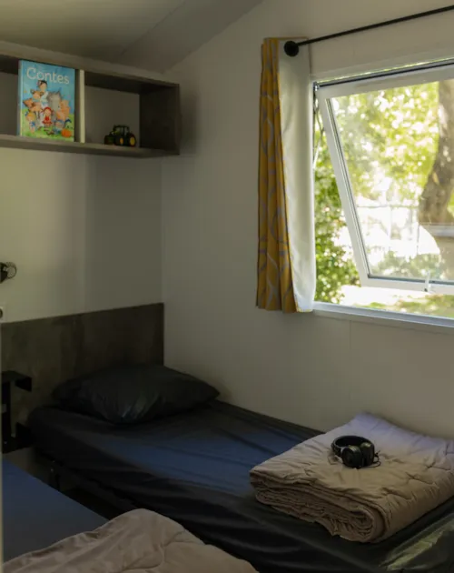 Huuraccommodatie(s) - Stacaravan Santa Fe (31 M²) - image n°7 - Camping Des 3 Lacs