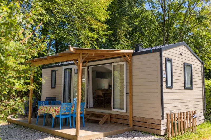 Mobil Home Confort Avec Terrasse Couverte (27.50 M²)
