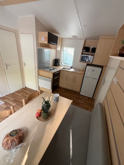 Mobile-home LOGGIA with covered terrace