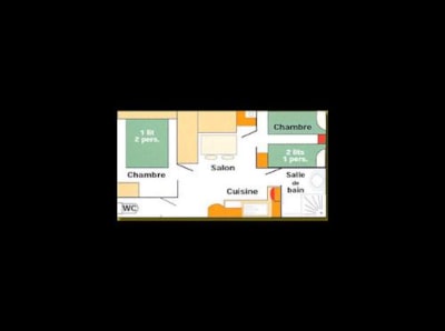 Mobil home 27m² - 2 Bedrooms
