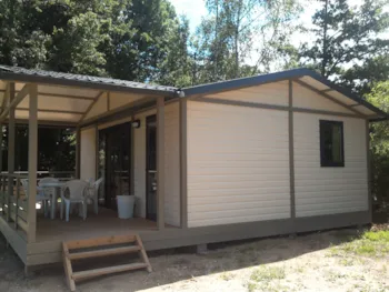 Location - Chalet Luxe 3 Chambres Avec Lave-Vaisselle  41M² - Camping Les Chelles