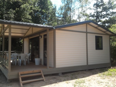 Chalet luxe, 3 bedrooms with dishwasher, 41m².