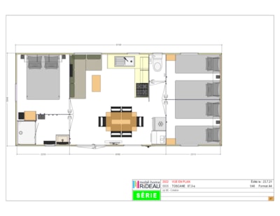 Mobil home 31 m² - 3 Bedrooms