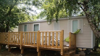 Comfort mobile home 29m² (2 bedrooms) with terrace - pond side — 4