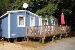 Accommodation - Cabane Du Pêcheur 35M²  (3 Bedrooms) Côté Étang -  Camping Les Étangs Mina