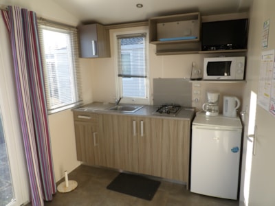 Mobile home Duo 17m² (1 bedroom) + pond-side terrace — 3