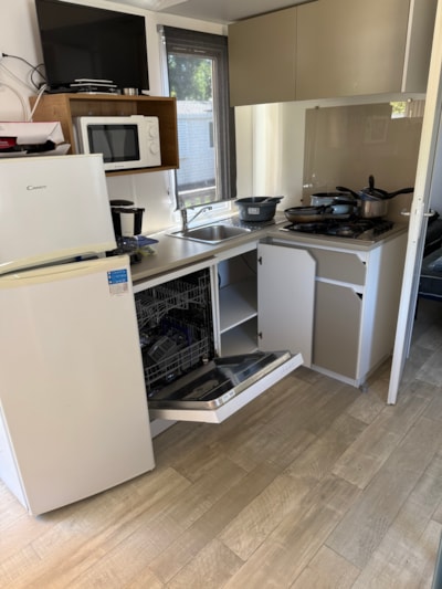 Premium mobile home camping side