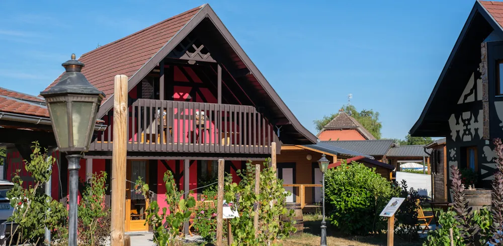 Huuraccommodatie(s) - Elzasser Chalet 4 Personen - Camping Les Castors