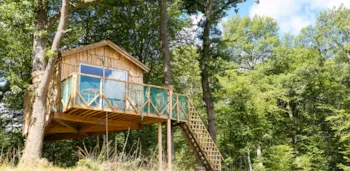 Mietunterkunft - Baumhütte Robin Hood - Camping Les Castors