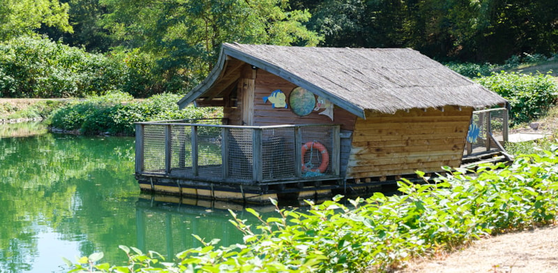 Schwimmender Hütte Ariel