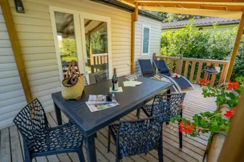 Mietunterkunft - Mobilheim - 2 Schlafzimmer - Camping Les Castors