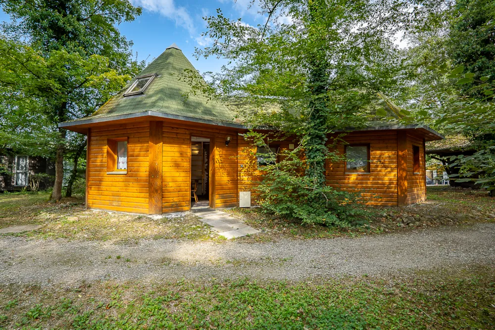 Huuraccommodatie(s) - Houten Chalet Kota - Camping Les Castors