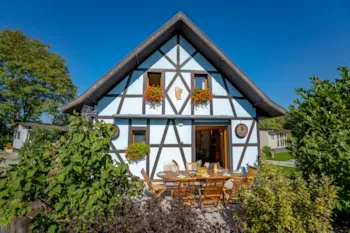 Mietunterkunft - Elsässisches Chalet - 4 Zimmer - Camping Les Castors