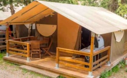Accommodation - Tent Samoa 2 Bedrooms - Camping la Provençale