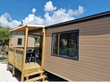 Mietunterkunft - Mobilheim Loggia Confort 2 Schlafzimmer - Camping la Provençale