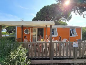 Mietunterkunft - Mobilheim Tanneron 3 Schlafzimmer - Camping la Provençale