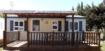 Mietunterkunft - Mobilheim Basic 3 Zimmer 29-31M² Klimaanlage - Camping Les Peupliers