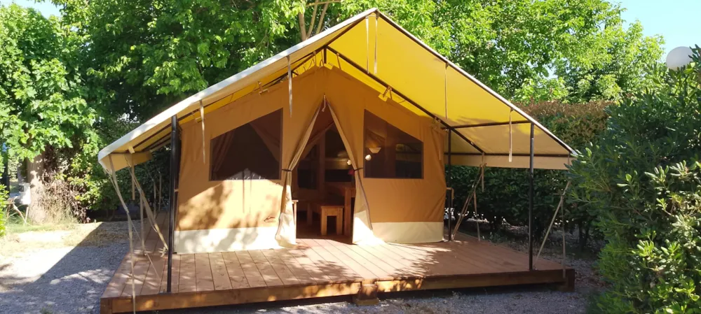 Mietunterkunft - Öko-Lodge - Camping Les Peupliers