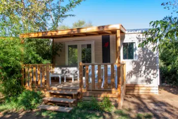 Mietunterkunft - Bungalow Laguna - 2 Zimmer - Camping Le Palais de la Mer